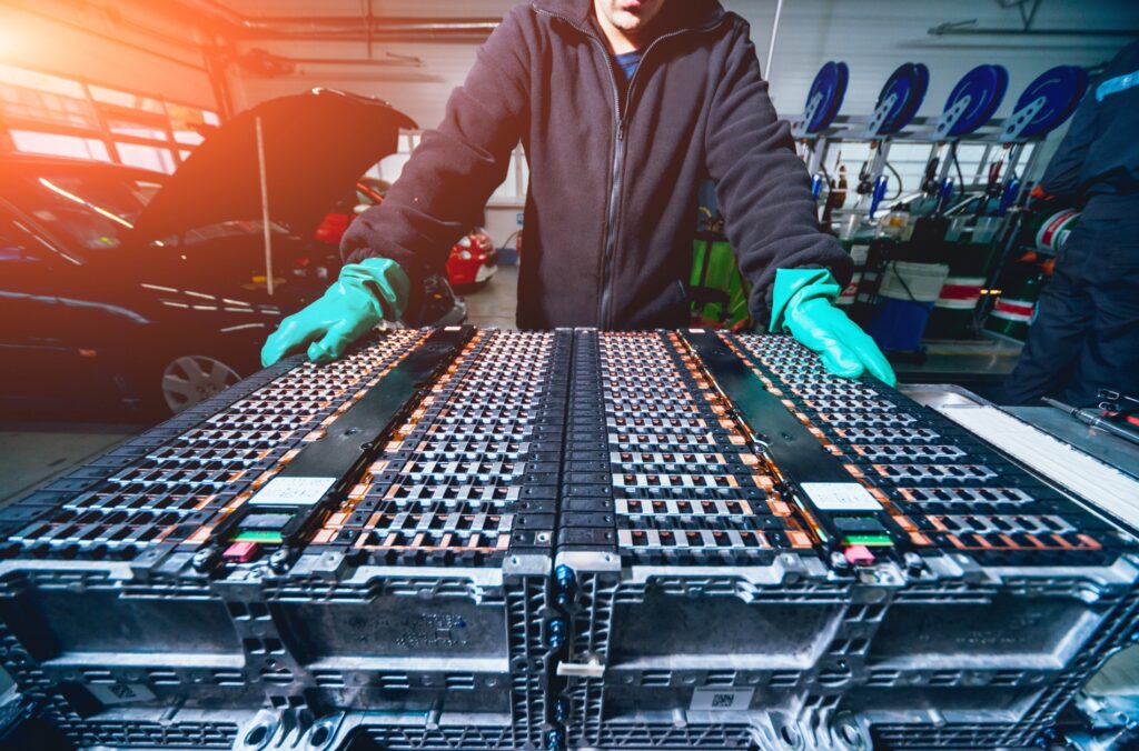 Batterieeinheit eines Elektrofahrzeugs