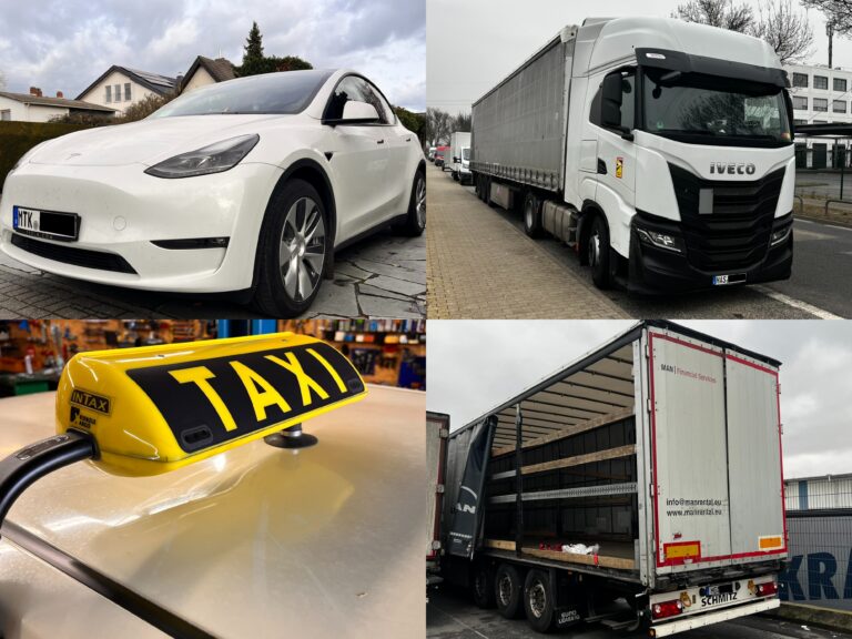Gutachten für alle Fahrzeugarten. LKW, Elektro, Taxi.