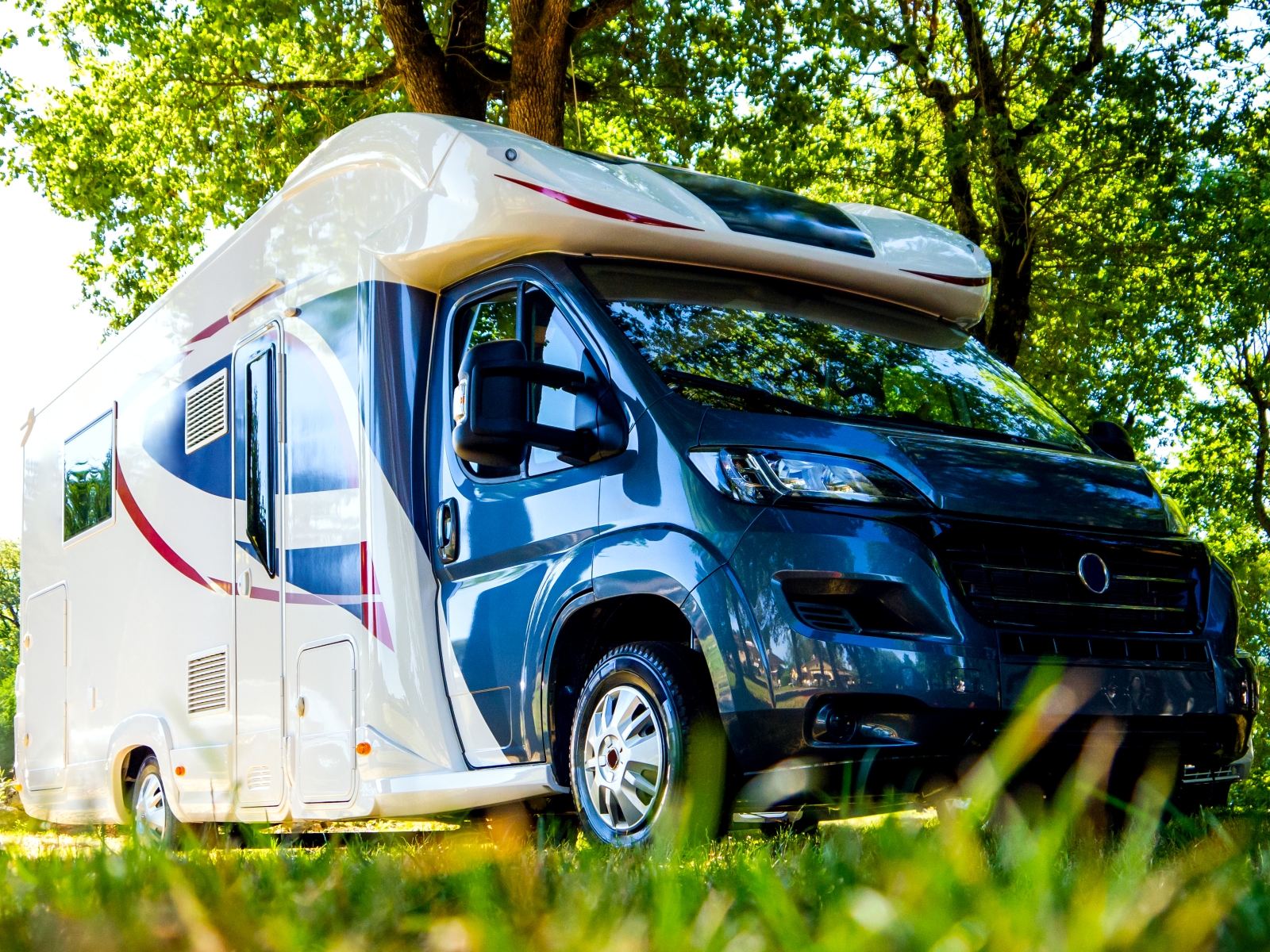 Wohnmobil im Grünen